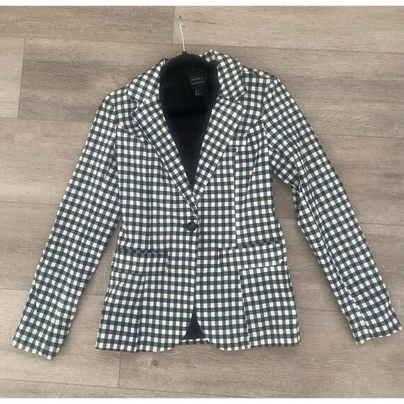 Forever 21 Gingham‎ Blazer Size Small - Picture 1 of 5